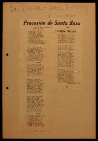 Procesión de Santa Rosa