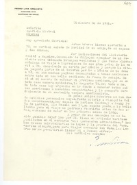 [Carta] 1951 dic. 20, Santiago, Chile [a] Gabriela Mistral, Nápoles, [Italia]