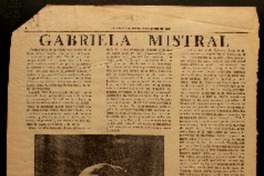 Gabriela Mistral