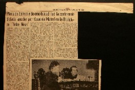 Plena de belleza y de emotividad fué la conferencia dictada por Gabriela Mistral en la Biblioteca "Entre Nous"