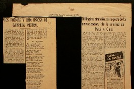 Dos poemas y una prosa de Gabriela Mistral