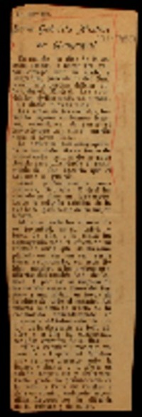 Doña Gabriela Mistral en Guayaquil