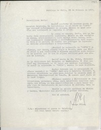 [Carta] 1966 feb. 23, Santiago de Chile [a] Maravillosa Doris