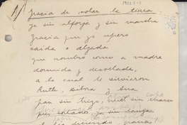 Gracia de volar la tierra