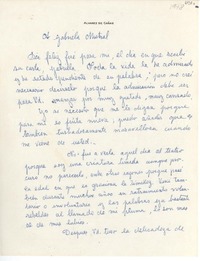 [Carta] 1948 jun. 21, La Habana, [Cuba] [a] Gabriela Mistral