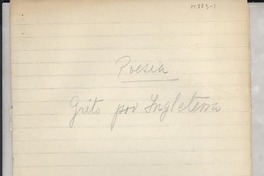 Grito por Inglaterra