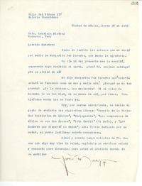 [Carta] 1949 mar. 28, Ciudad de México [a] Gabriela Mistral, Veracruz
