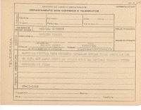 [Telegrama] 1945 nov. 27, [Argentina] [a] Eduardo Mallea, Buenos Aires, Argentina