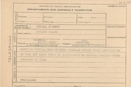 [Telegrama] 1945 nov. 27, [Argentina] [a] Eduardo Mallea, Buenos Aires, Argentina