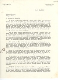 [Carta] 1950 jun. 23, Cuba [a] Gabriela Mistral, Jalapa, México