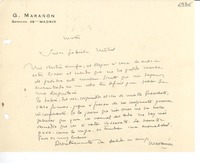 [Carta] Madrid [a] Gabriela Mistral