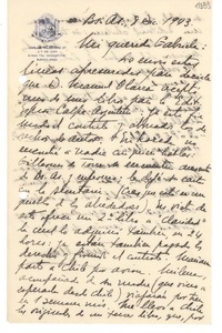 [Carta] 1943 dic. 8, Buenos Aires [a] Gabriela Mistral