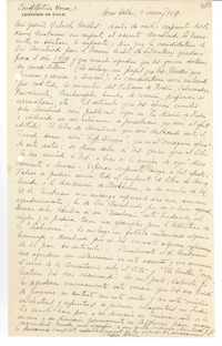 [Carta] 1949 jun. 4, New Delhi [a] Gabriela Mistral