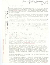 [Carta] 1946 junho 25, Río [de Janeiro] [a] Gabriela Mistral