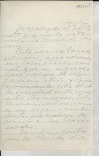 [Yo agradezco el patronato que me da_]