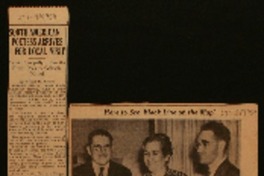 South american poetess arrives for local visit came principally to see the river, declares Gabriela Mistral