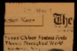 Famed chilean poetess finds themes throughout world Gabriela Mistral, who knows no english, gives readings here