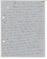 [Carta] 1943 jul. 5, Buenos Aires [a] Gabriela Mistral