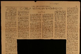 Gabriela Mistral en Washington