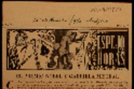 El premio Nobel y Gabriela Mistral