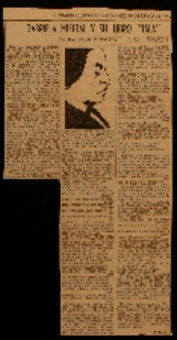 Gabriela Mistral y su libro "Tala"