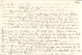 [Carta] 1945 oct. 23, [La Serena] [a] Gabriela Mistral