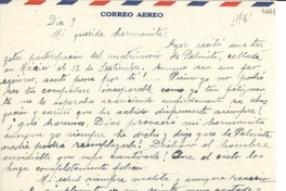 [Carta] [1946?] dic. 9, [Chile] [a] [Gabriela Mistral]