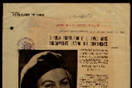 O povo brasileiro e' povo mais agudamente latino do continente Gabriela Mistral, a grande poetisa chilena, concede a "Diretrizes" notavel e oportuna entrevista exclusiva.