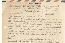 [Carta] 1945 jul. 28, La Serena [a] Palmita Guillén, Petrópolis
