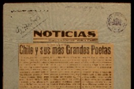 Chile y sus mas grandes poetas