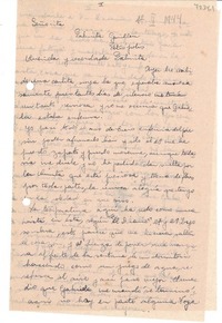 [Carta] [1944 feb. 1], [La Serena, Chile] [a] [Palma Guillén], Petrópolis