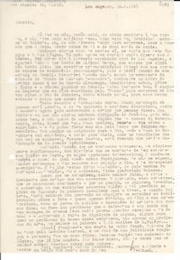 [Carta] 1949 mayo 24, Los Angeles, [EE.UU.] [a] [Gabriela Mistral]