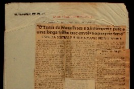 "O home de Magalhães é a intemperie pura e uma longa trilha que envolve a propria terra" Gabriela Mistral e a sua notavel peça oratoria.