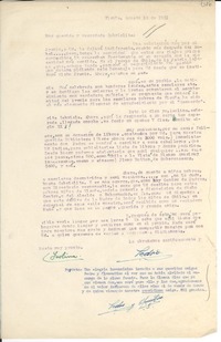 [Carta] 1951 ago. 15, Vicuña, [Chile] [a] Gabrielita [Mistral]