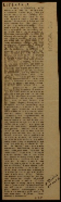 Literaria algumas conversas com Gabriela Mistral