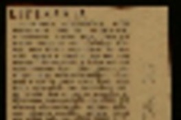 Literaria algumas conversas com Gabriela Mistral