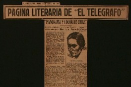 "Panorama y color de Chile" Gabriela Mistral envía un "recado literario" sobre este gran libro de A. Rocco del Campo