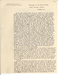 [Carta] 1929, Valladolid, [España] [a] Gabriela Mistral, Petrópolis, [Brasil]