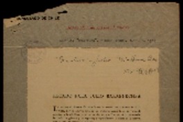 Recado para Julio Barrenechea