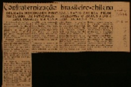 Confraternização brasileiro-chilena delicada homenagem prestada á nação chilena pelos escolares de Petròpolis : presentes o embaixador Raul Morales e a consulesa Gabriela Mistral.