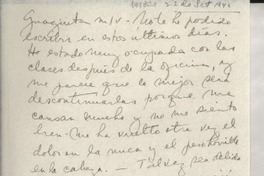 [Carta] 1949 sept. 22 [a la] Guagüita