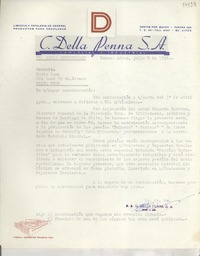 [Carta] 1958 jul. 8, Buenos Aires, [Argentina] [a] Señorita Doris Dana, 204 East 20 th. Street, Nueva York