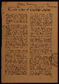 Recado sobre el copihue chileno