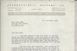 [Carta] 1963 ene. 24, Buenos Aires, [Argentina] [a] Señora Doris Dana, box 284 R. F. 2, Pound Ridge, New York, Estados Unidos de America