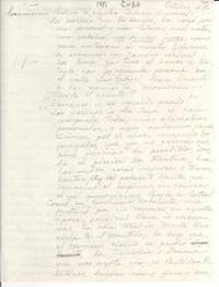 [Carta] 1951 oct. 29, [Cuba] [a] [Gabriela Mistral]