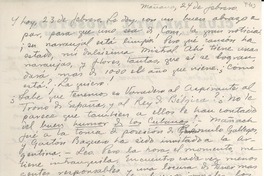 [Carta] [1958?] feb. 24, [Cuba?] [a] [Gabriela Mistral]