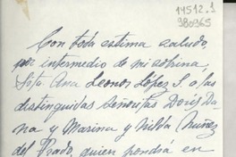 [Carta] 1961 jun. 14, La Paz, Bolivia [a] Doris Dana