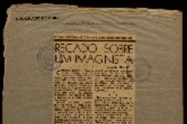 Recado sobre um imaginista Gabriela Mistral.
