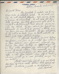 [Carta] 1956 nov. 11, Colina, [Chile] [a] Mi querida Doris [Dana]