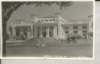 [Tarjeta postal] 1958 dic., Santiago, Chile [a] Miss Doris Dana, in 15 Spruce Street, Roslyn Harbor, Long Island, New York, United States of América